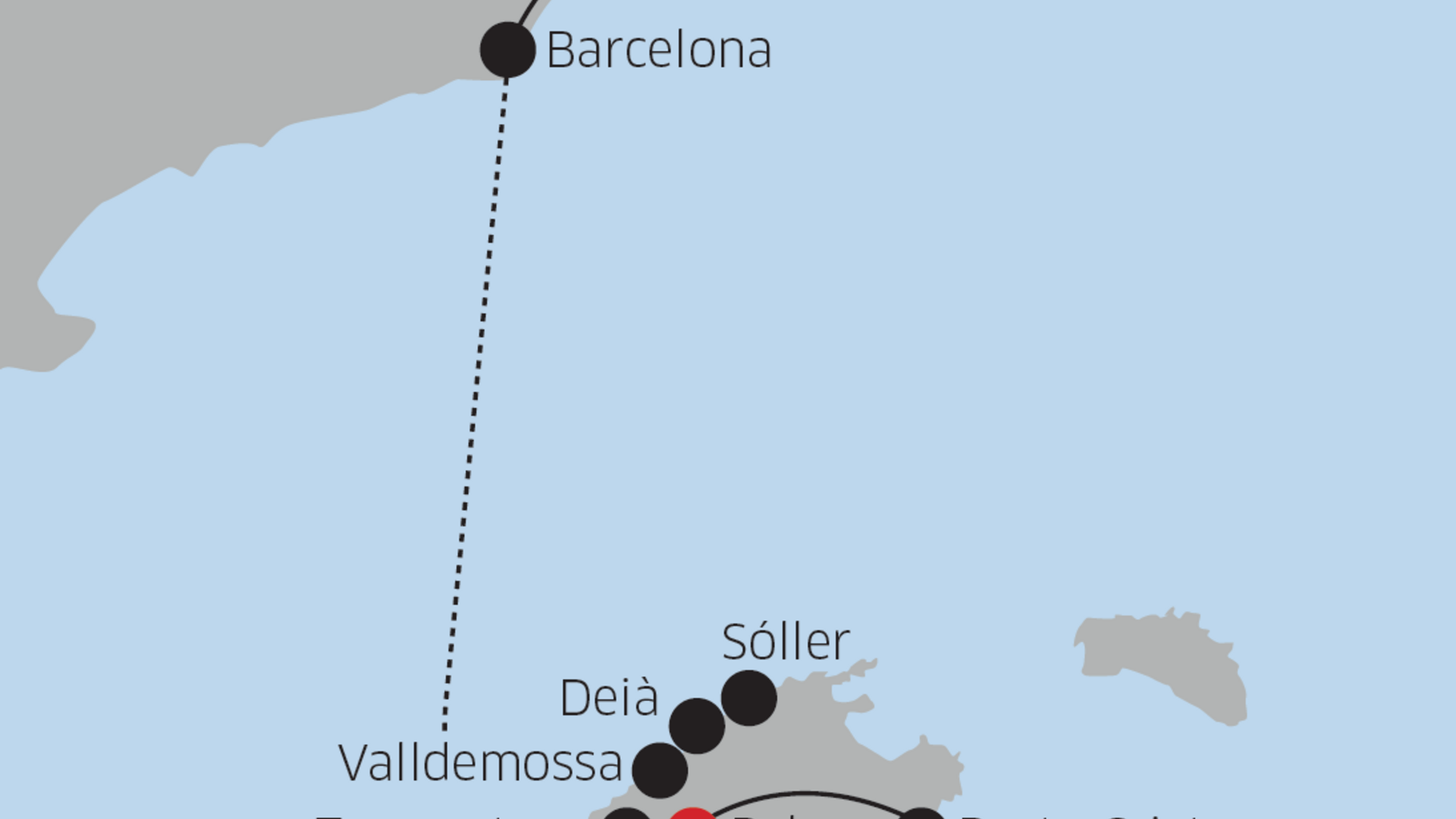 Tour - Costa Brava & Mallorca mit Schiff