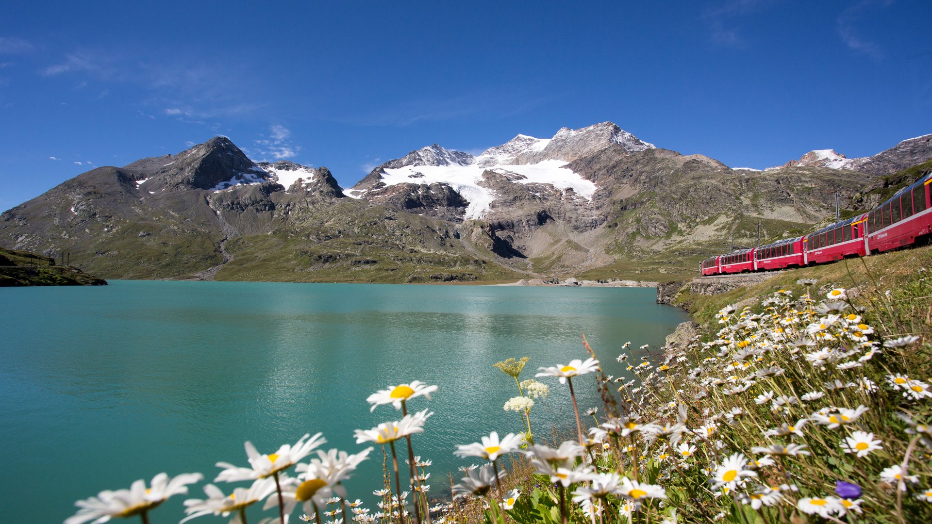 Lombardia e i suoi laghi - Trenino rosso del Bernina e lago di Como