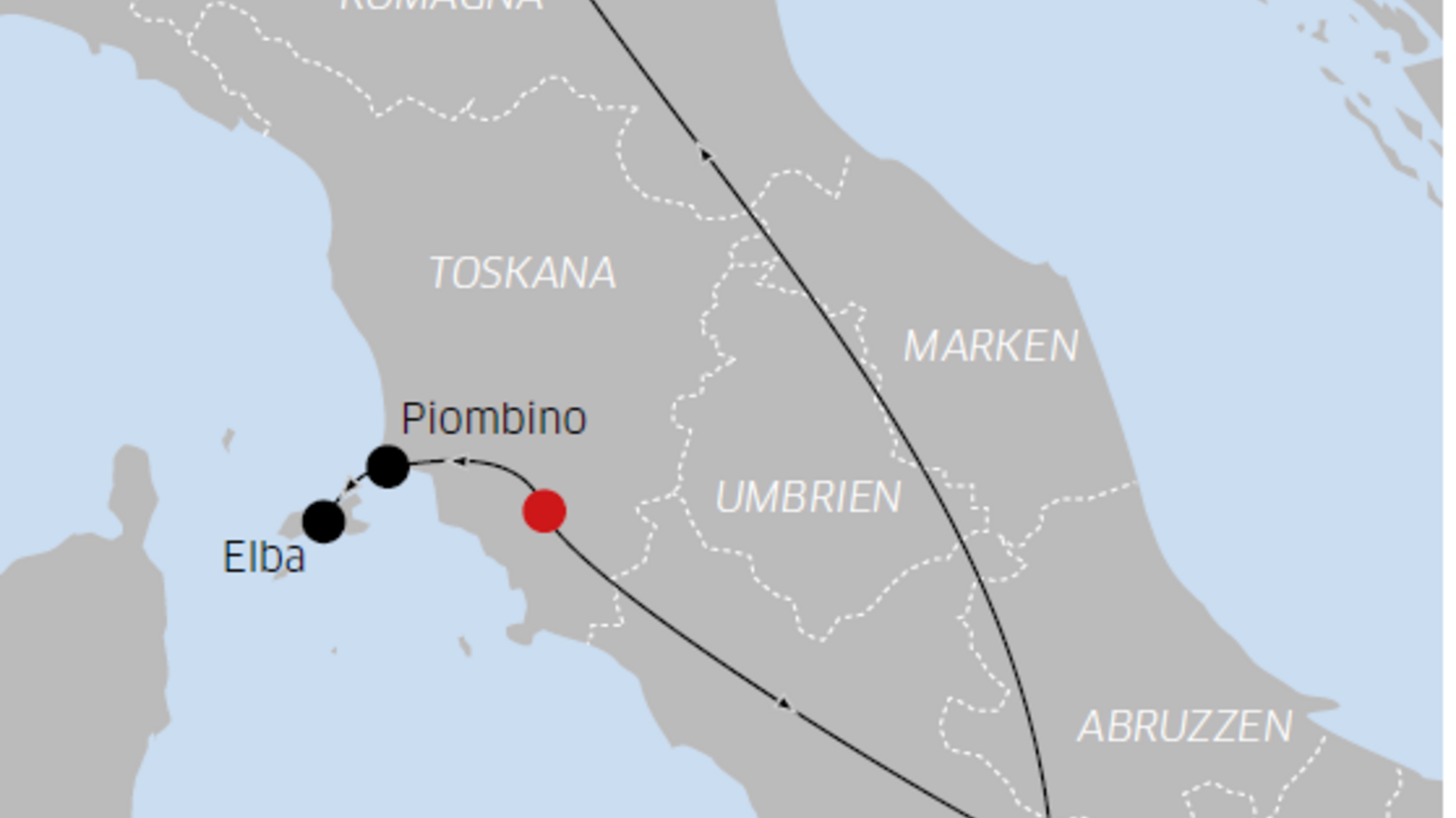 Tour - Elba, Capri und Ischia