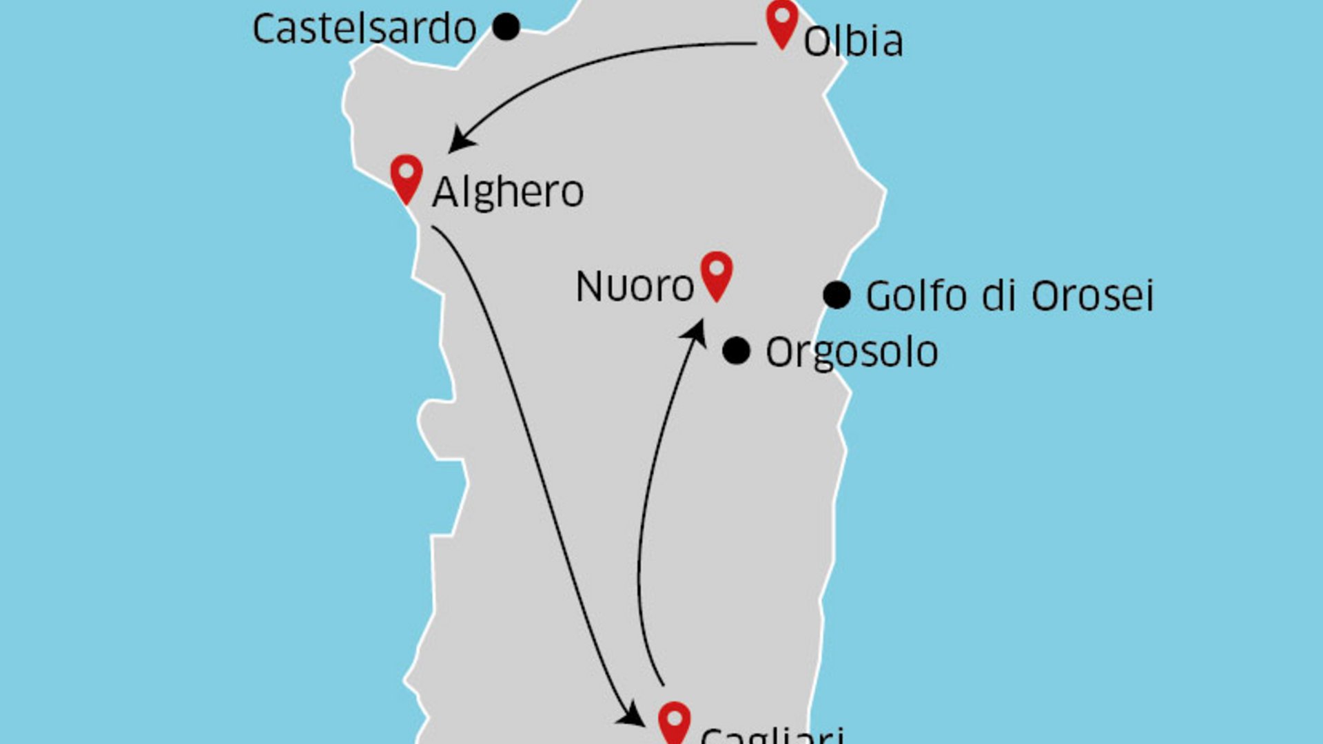 Sardinia 10-Day Itinerary – Tailormade tours and incoming services for Italy
