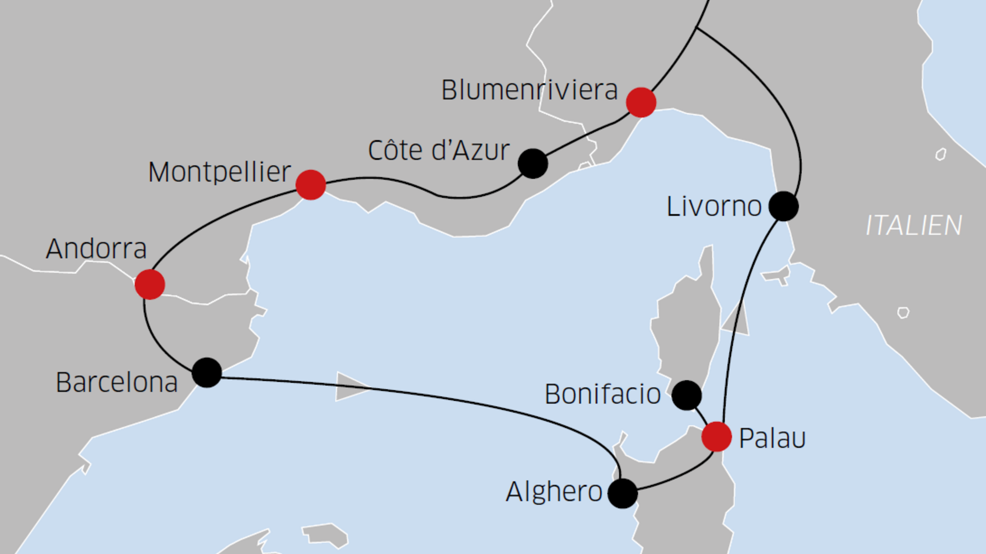 Tour - Große Mittelmeer-Safari