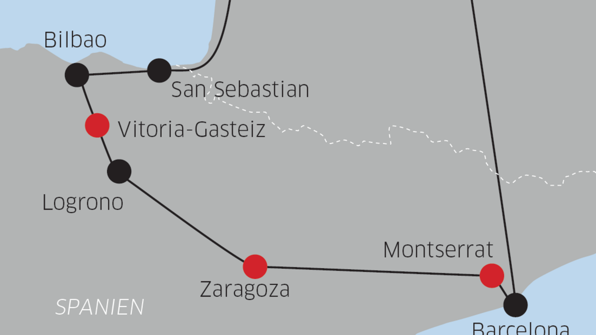 Tour - Nordspanien & Mittelmeerzauber